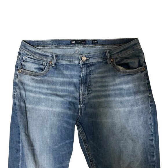 BKE Buckle Tyler Straight Leg Medium Wash Denim Blue Jeans Men's Sz 40x32 - Picture 2 of 8